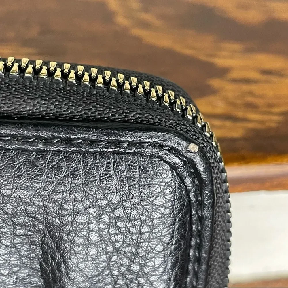 Juicy Couture Black Wallet With Card ID and Money Slots
